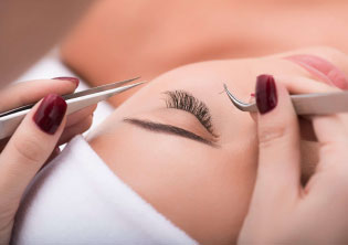 Наращивание ресниц (объем)